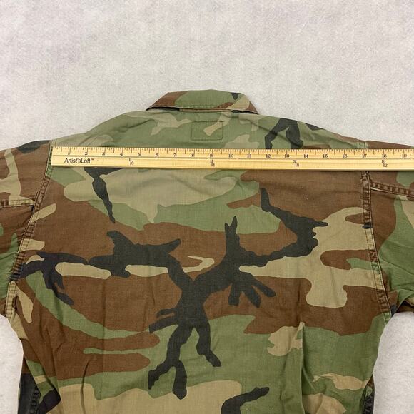 Military Surplus USMC Uniform Shirt Adult Small Woodland Camouflage LARP Shacket - Picture 5 of 15